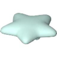 Lego Clikits Icon, Star 2 x 2 Small with Pin [Frosted] / Aqua