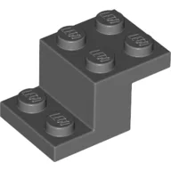 Bracket 3 x 2 x 1 1/3 with Pin Bottom / Dark Bluish Gray