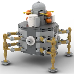 Eyes turned skyward - Artemis Crew Lunar Lander (1:110)
