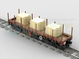 Generic Flat Wagon with Goods