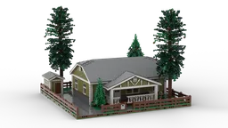 2 Bedroom Ranch Bungalow Shell