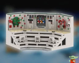 Christmas on the Home One - Christmas Minifigures Display Stand