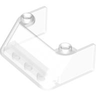 Lego Windscreen 3 x 4 x 1 1/3 with 2 Studs on Top / Trans-Clear