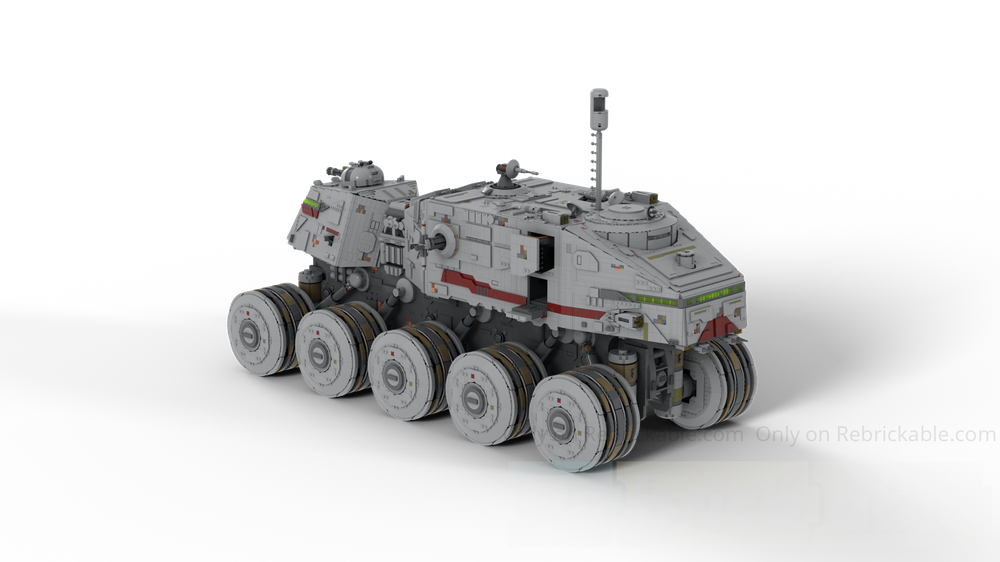 Lego HAVw A6 Juggernaut/Turbo Tank Minifigure Scale