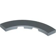 Tile 4 x 4 Curved, Macaroni / Sand Blue