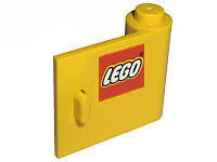 Lego Door 1 x 3 x 2 Right with LEGO Logo without Border Pattern (Sticker) - Set 2148
