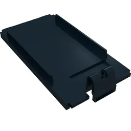 Battery Cover, 9V Small / Black