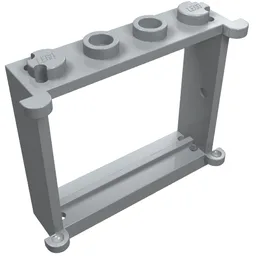 Window 1 x 4 x 3 / Light Bluish Gray