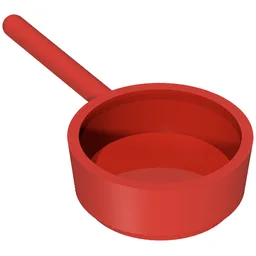 Fabuland, Equipment Frying Pan / Red