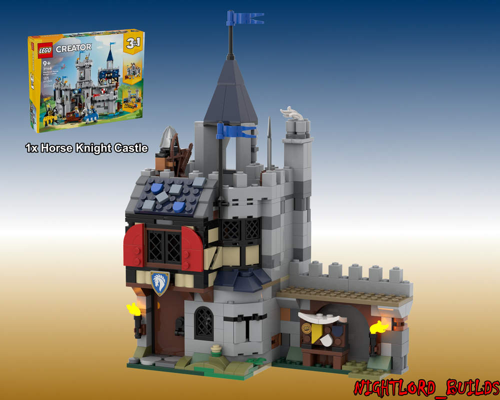 Lego Horse Knight's Town Guard House