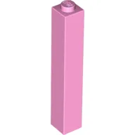 Brick 1 x 1 x 5 with Solid Stud / Bright Pink