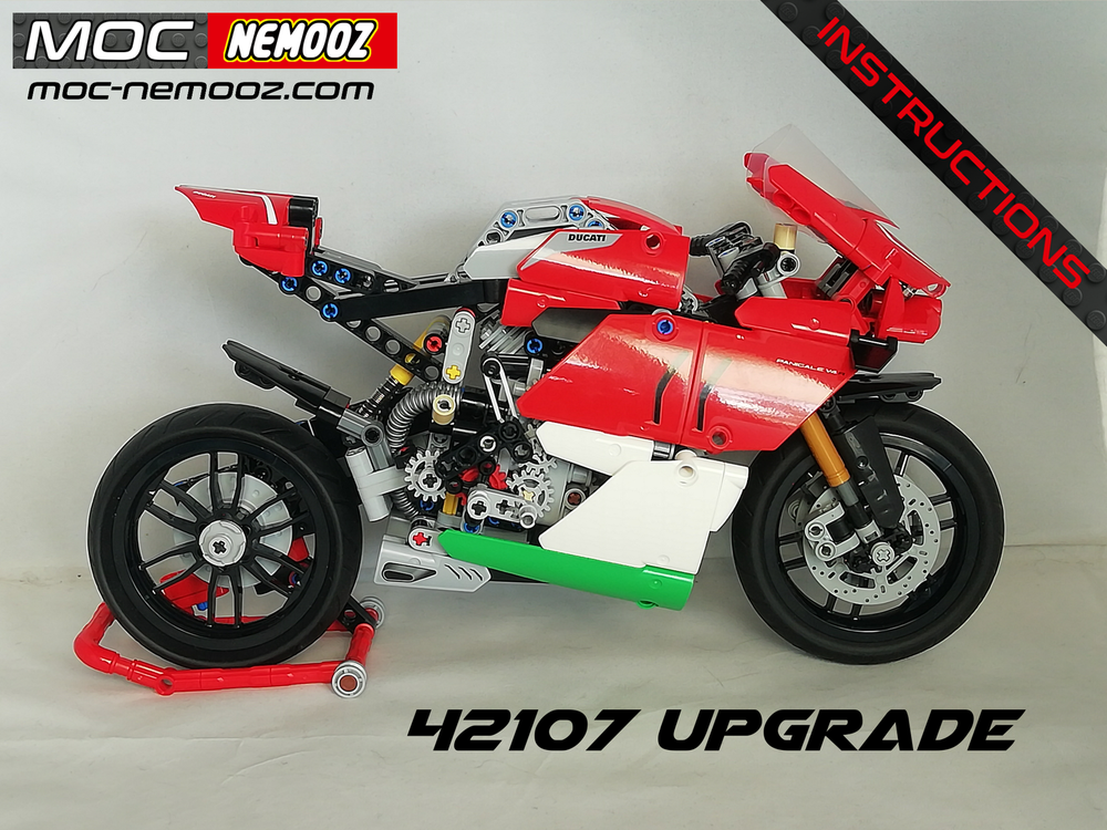 Lego 42107 DUCATI Panigale italian upgrade