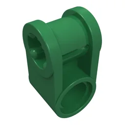 Technic Axle and Pin Connector Perpendicular / Green