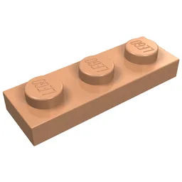 Plate 1 x 3 / Nougat