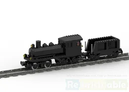 Western Locomotive and Tender- Western Train Part 1
