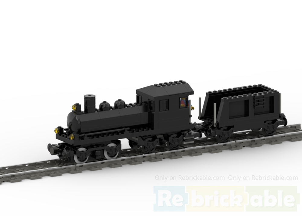 Lego Western Locomotive and Tender- Western Train Part 1