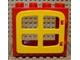 Lego Duplo Door / Window Frame 2 x 4 x 3 Raised Door Outline with Yellow Door / Window with 4 Panes (2332 / 4809)