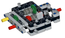 Universal Technic Transfer Case (AWD, 2WD, 4Hi, 4Lo, center differential lock)