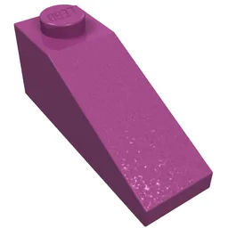 Brick Sloped 33° 3 x 1 / Magenta