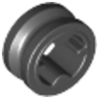 Lego Technic Bush 1/2 Smooth / Black