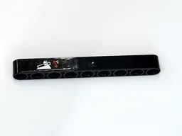 Technic, Liftarm Thick 1 x 9 with Red Curved Double Arrow and White Slope Pattern (Sticker) - Set 42069