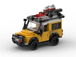 40650 Land Rover Classic Defender 90 - Minifigure Scale