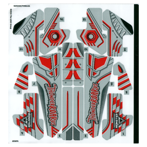 Lego Sticker Sheet for Set 42200-1 / [No Color/Any Color]