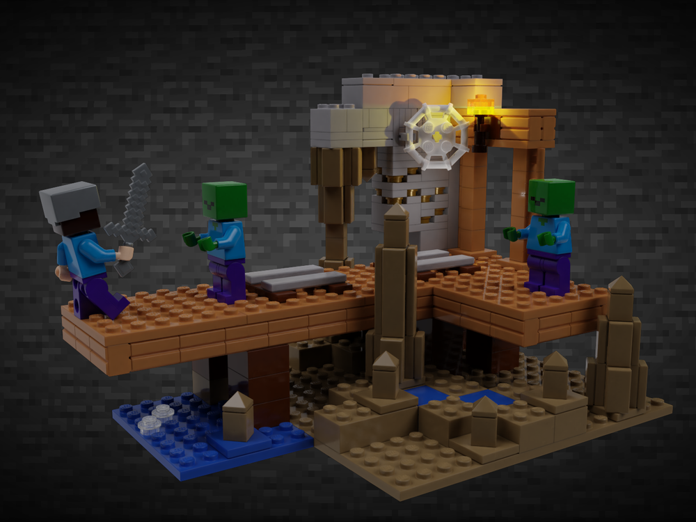 Lego The Mineshaft Battle