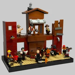 2Fort Diorama + Red team - TF2