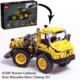 Werner Uniknick from MB Unimog 421 (42209 Volvo L120 Electric Wheel Loader b-model)