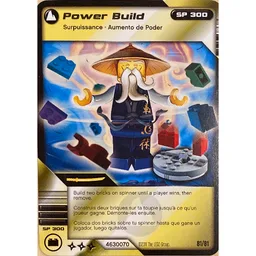 Trading Card, Ninjago Deck #1: 81 - Power Build - International Version / [No Color/Any Color]