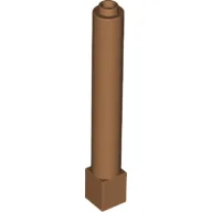 Support Round 1 x 1 x 6 Solid Pillar / Medium Nougat