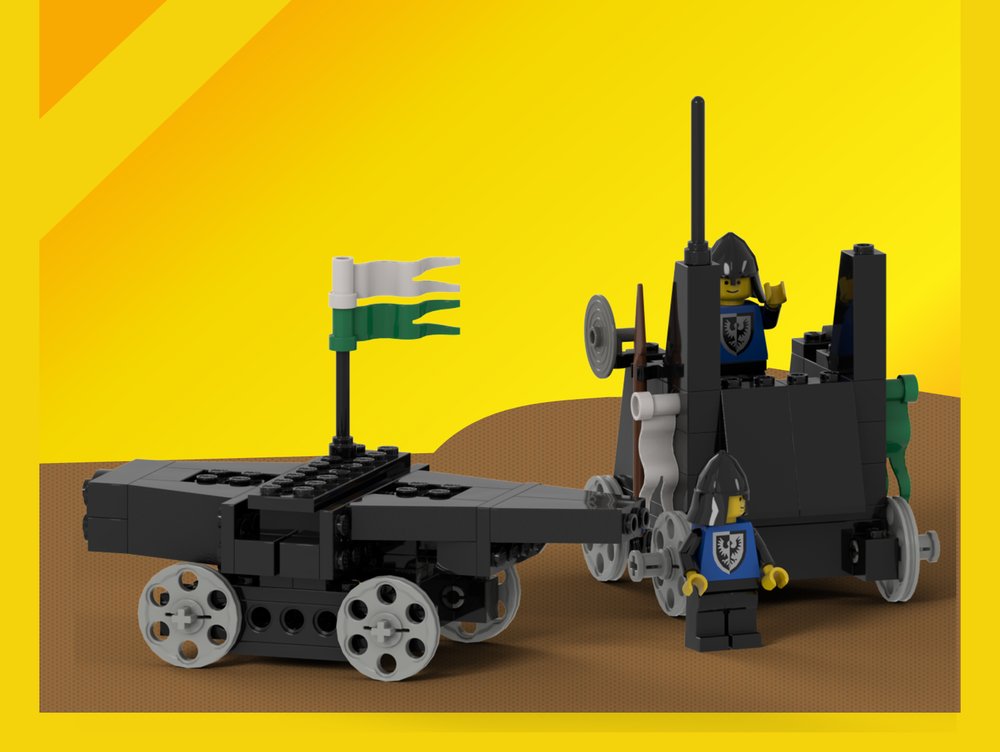 Lego Siege tower and battering ram