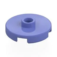Plate Special Round 2 x 2 with Center Stud (Jumper Plate) / Blue Violet