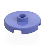 Lego Plate Special Round 2 x 2 with Center Stud (Jumper Plate) / Blue Violet