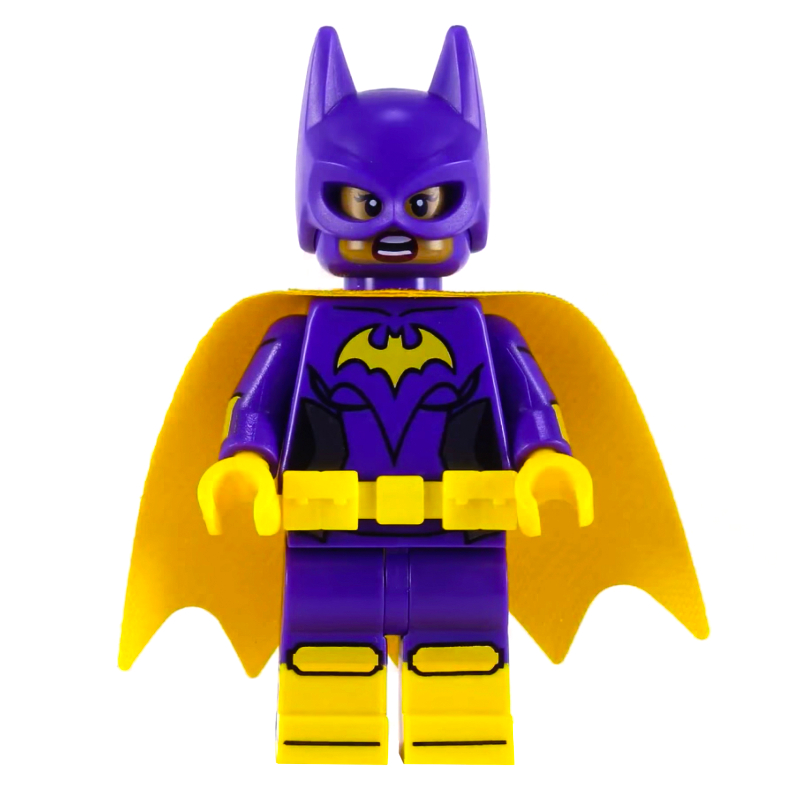 Lego Batgirl, Dark Purple Suit, Yellow Cape, Dark Purple Cowl (3626cpr2229)
