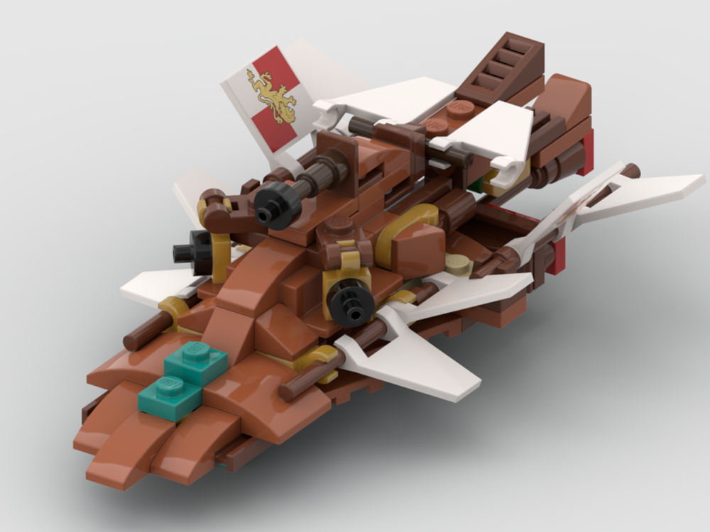 Lego Space Ship in a Bottle