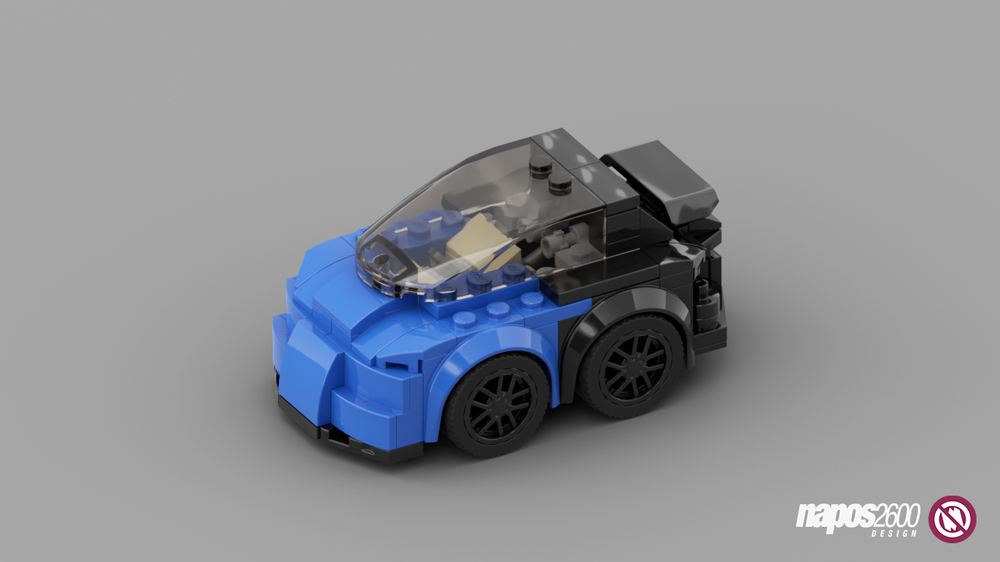 Lego 75878 Bugatti Chiron Chibi Alternate