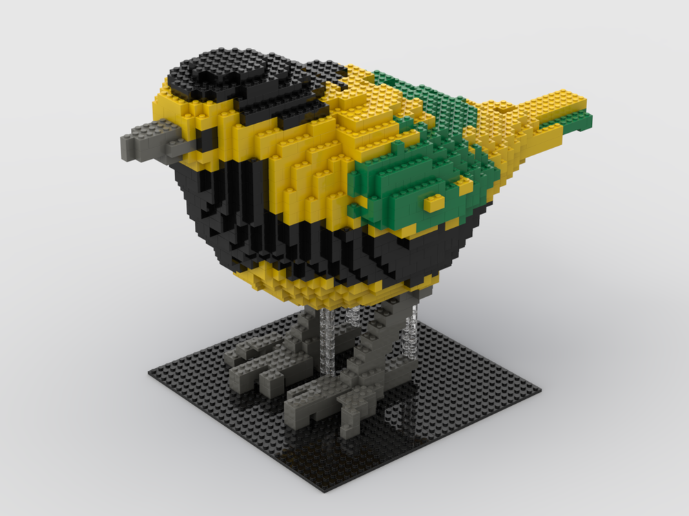 Lego Bird Statue