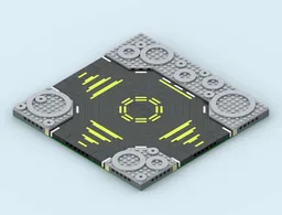 MILS Space Road T-Intersection 14 Studs Wide