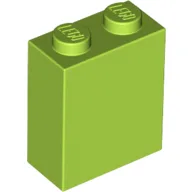 Brick 1 x 2 x 2 with Inside Stud Holder / Lime