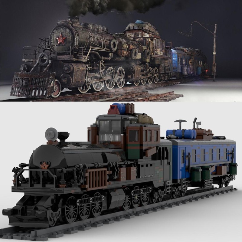 Lego Metro Exodus Aurora locomotive train