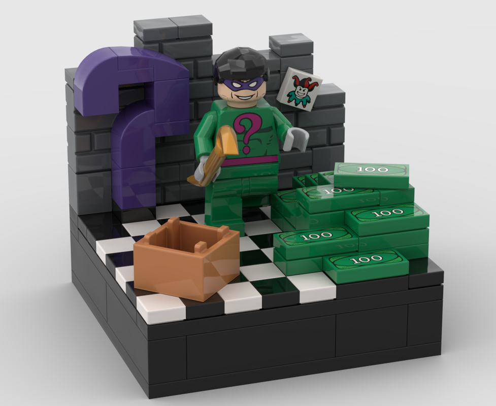 Lego The Riddler Display