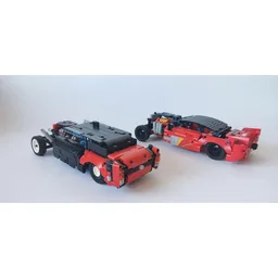 2in1 V6 Pullback Drag Car - 42106C model