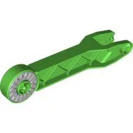 Duplo Crane Arm with Locking Ring and String Drum Holder / Bright Green