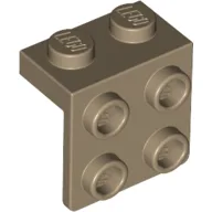 Bracket 1 x 2 - 2 x 2 / Dark Tan