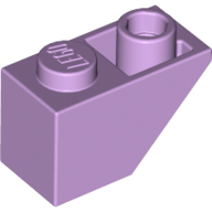 Lego Brick Sloped Inverted 45° 2 x 1 / Lavender