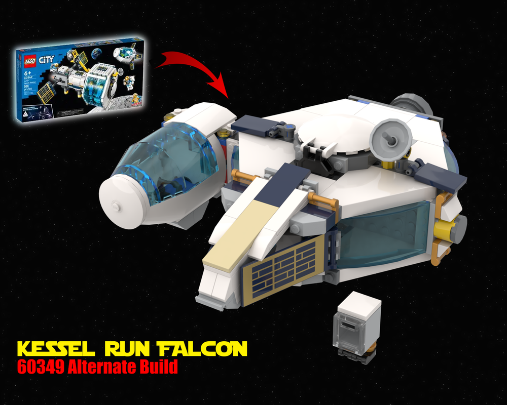 Lego 60349 Kessel Run Falcon Alternate Build