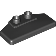 Lego Duplo Rear Spoiler 2 x 4 x 1 / 2 [Plain] / Black
