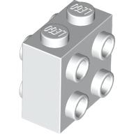 Lego Brick Special 1 x 2 x 1 2/3 with 8 Studs on 2 Sides / White